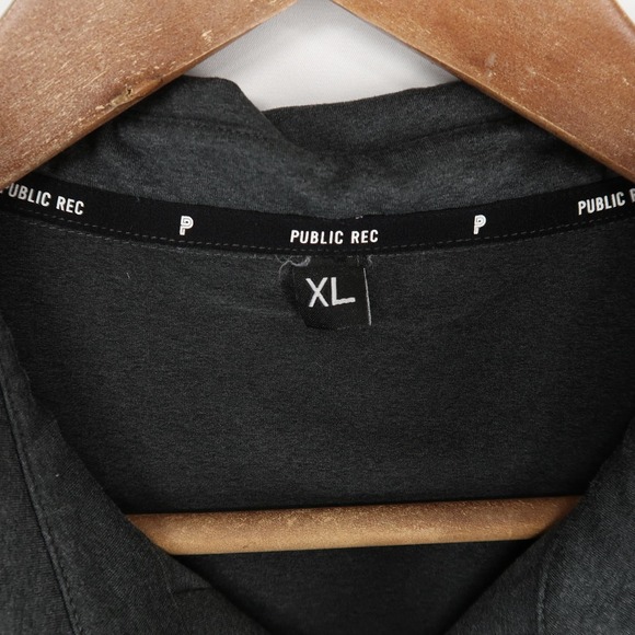 Public Rec Polo Shirt Mens XL Gray Performance Golf Athletic Stretch PROTX2 - Picture 5 of 7